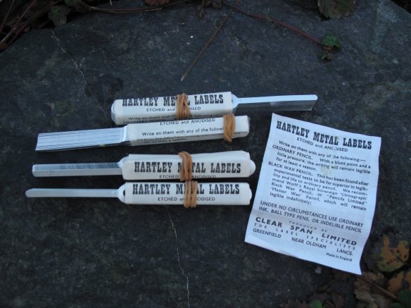 Hartley Metal Labels
